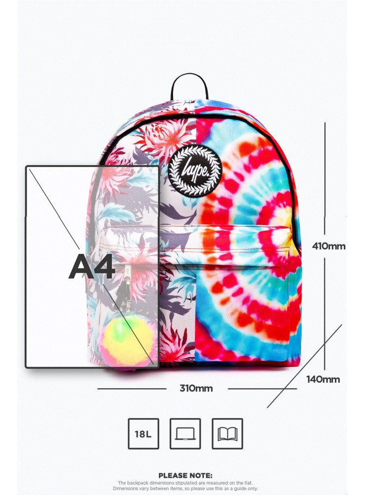 Hype Floral Tie Dye Backpack