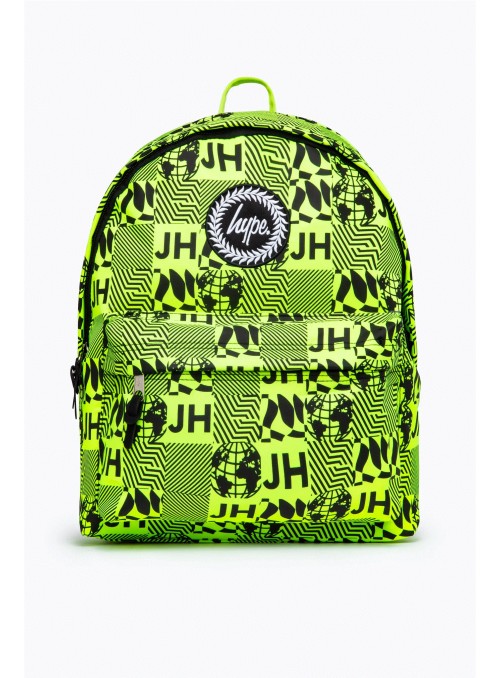 Hype Neon Repeat Square Backpack
