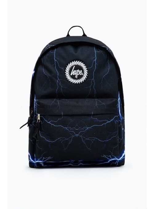 Hype Black Lightning Crest Backpack