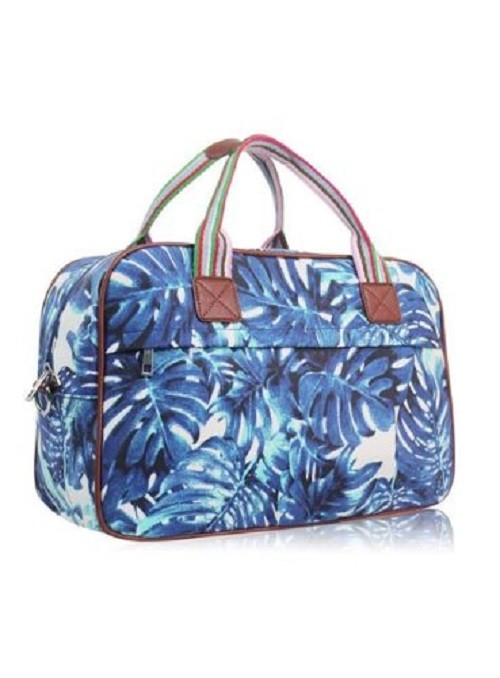 Hawaiian Leaf Design weekend bag