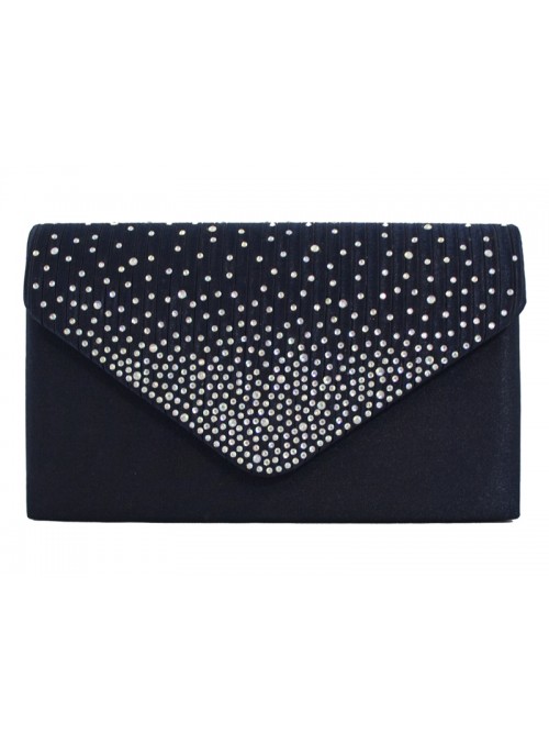 Envelope style Clutch Bag (Dark Blue)