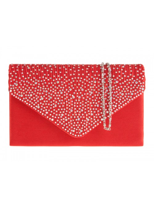 Envelope style Clutch Bag(Red)