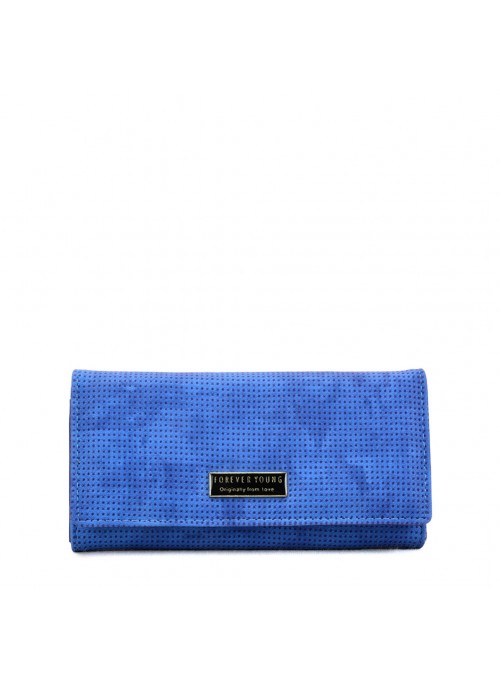 Long Forever Young purse with perforation design