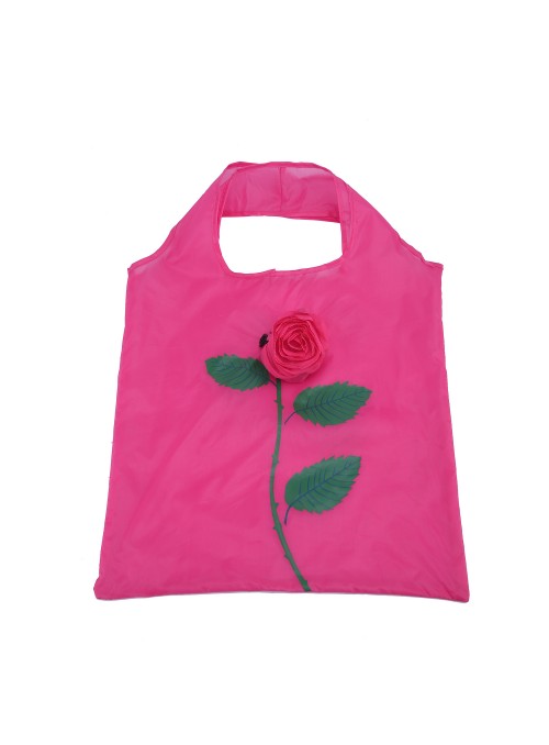 Rose design folded shopper